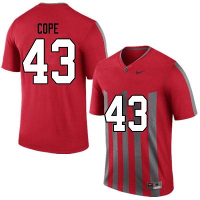 NCAA Ohio State Buckeyes Men's #43 Robert Cope Throwback Nike Football College Jersey TEJ4845QN